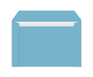Notecard Envelope Blue