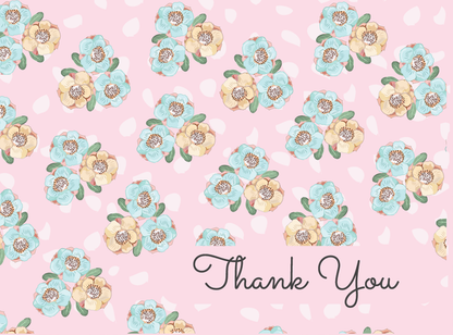 Pastel Flora (Set of 10 Mini Cards with Envelopes)