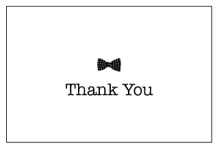 Bow Tie Black
