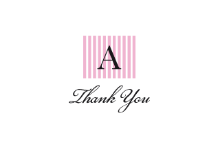 Candy Stripes Monogram