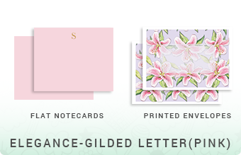 Elegance - Gilded Letter (Pink)