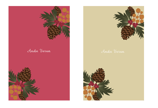 Large Notepads - Pine and Holly