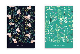 Large Notepads - Floral Love