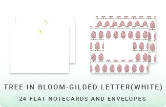 Elegance - Gilded Letter (White)