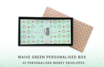Waive Green Personalised Box