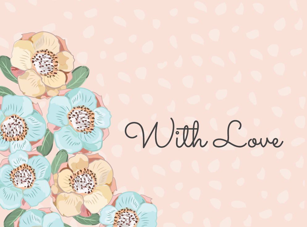 Pastel Flora (Set of 10 Mini Cards with Envelopes)