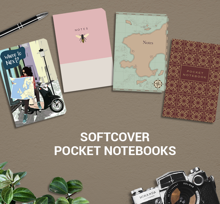 SOFTCOVER POCKET NOTEBOOKS (SET OF 4)