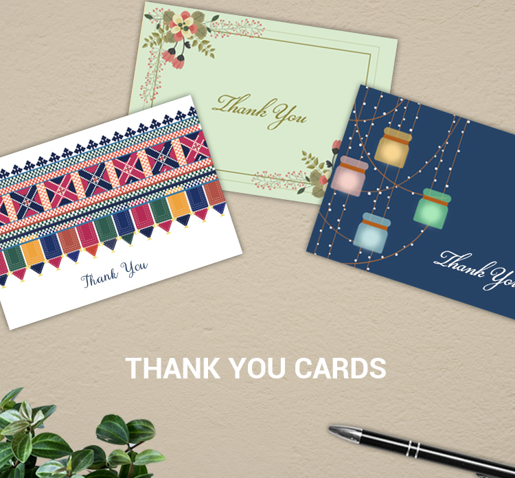 THANK YOU CARDS FOLDED
